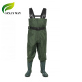 Bequeme Waders mit schwarzem Taillengürtel